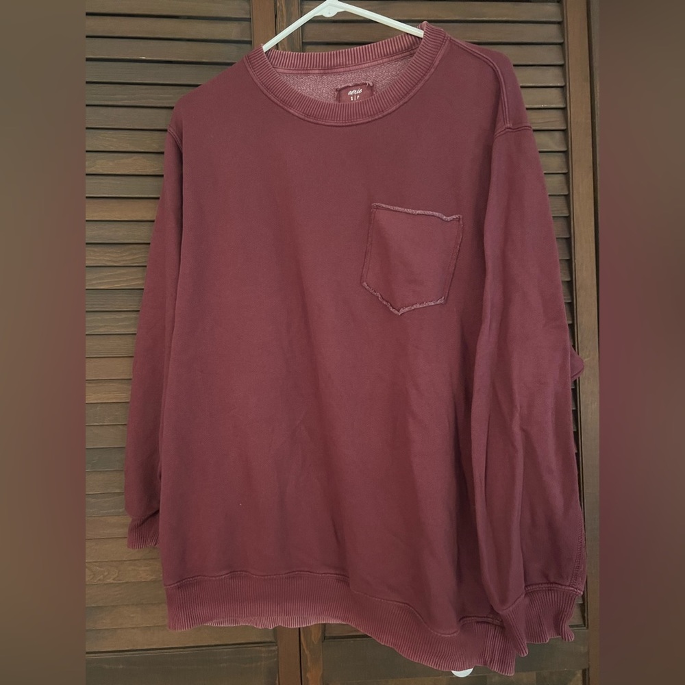 Maroon Aerie Sweatshirt